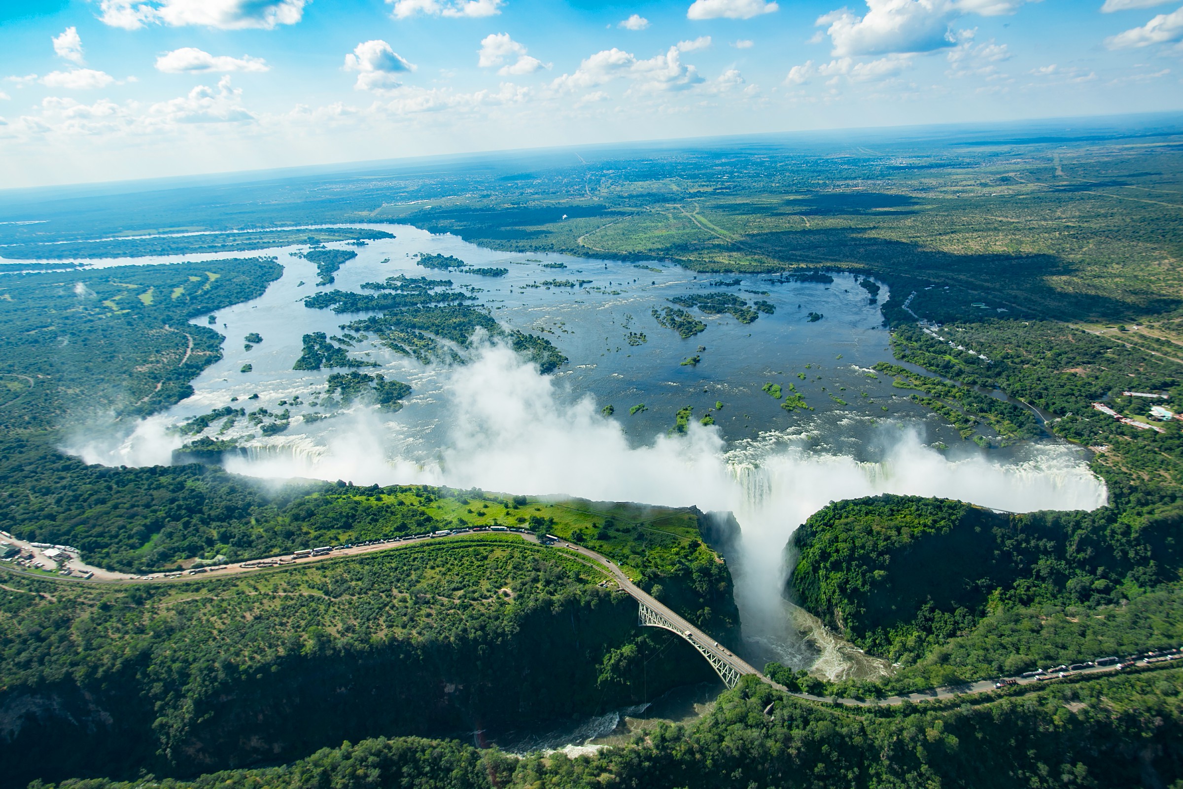 Aerial View, Victoria Falls